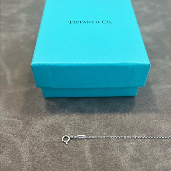 Tiffany & Co. Elsa Peretti Necklace with 3 Gemstone Open Hearts - Picture 6 of 10